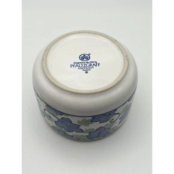 Pfaltzgraff Blue Isle 14 oz Creamer 10 oz Sugar Bowl Lid Set 1997 NEW IN BOX - Picture 4 of 12